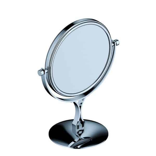 3056-0012-Bocchi Ayna Büyüteçli Tezgah Üstü Küçük 3X Krom