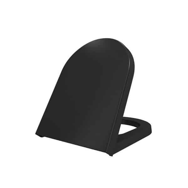 A0301-004-Bocchi Pure S Klozet Kapağı (Yavaş Kapanır) Mat Siyah